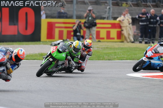 2009-05-10 Monza 2034 Superstock 1000 - Race - Javier Fores - Kawasaki ZX 10R